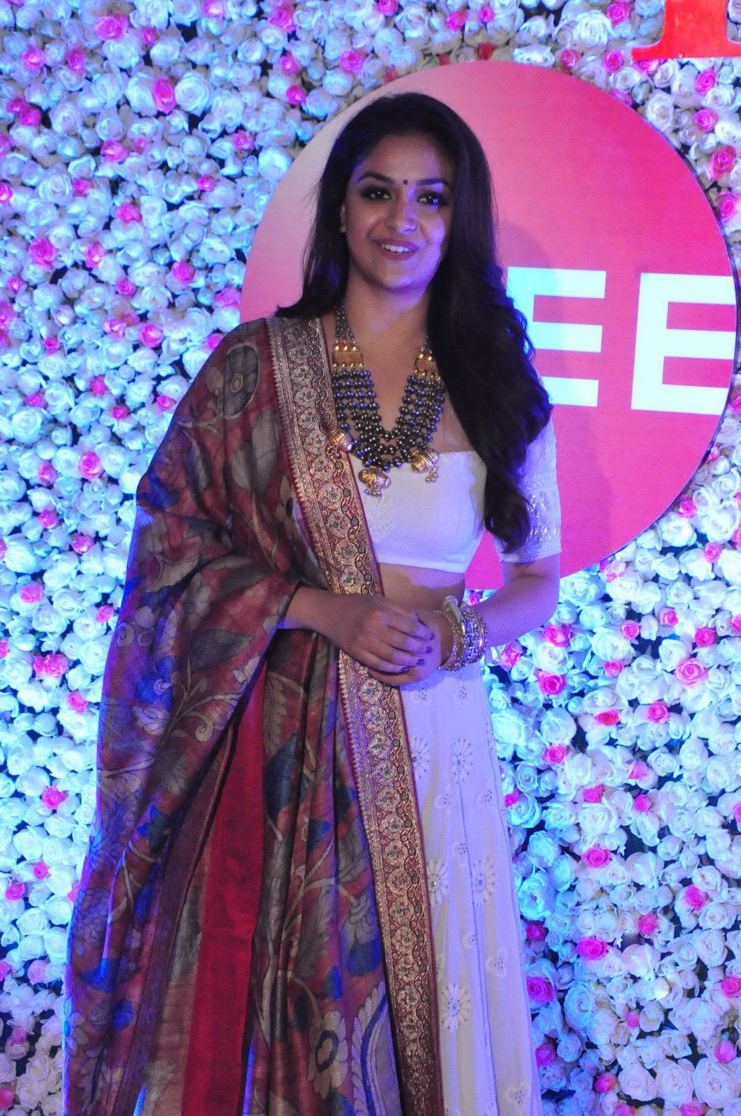 Actress Keerthi Suresh Stills At Zee Cine Awards 2018