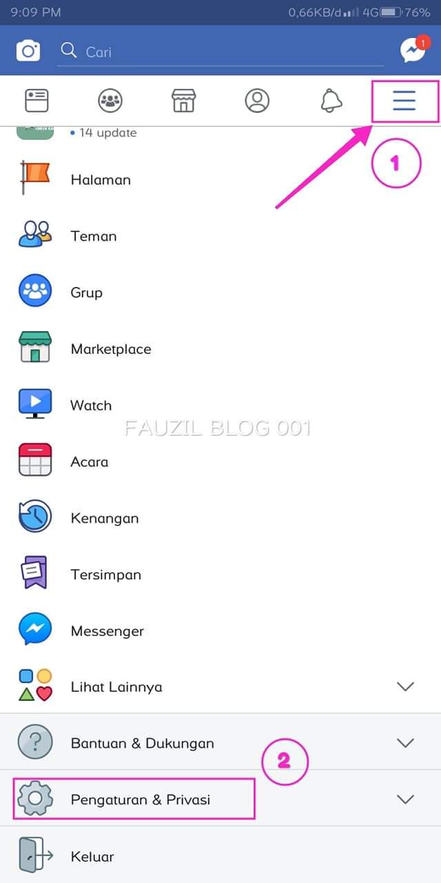 foto ke facebook seluler unggah aplikasi
