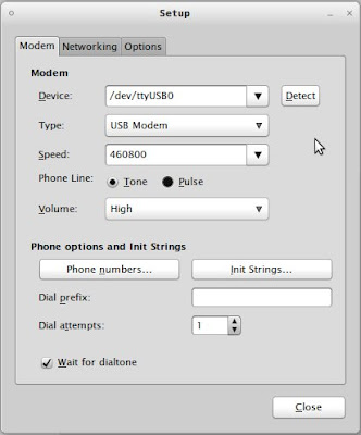 How to connect USB modem on Kali Linux using Gnome PPP