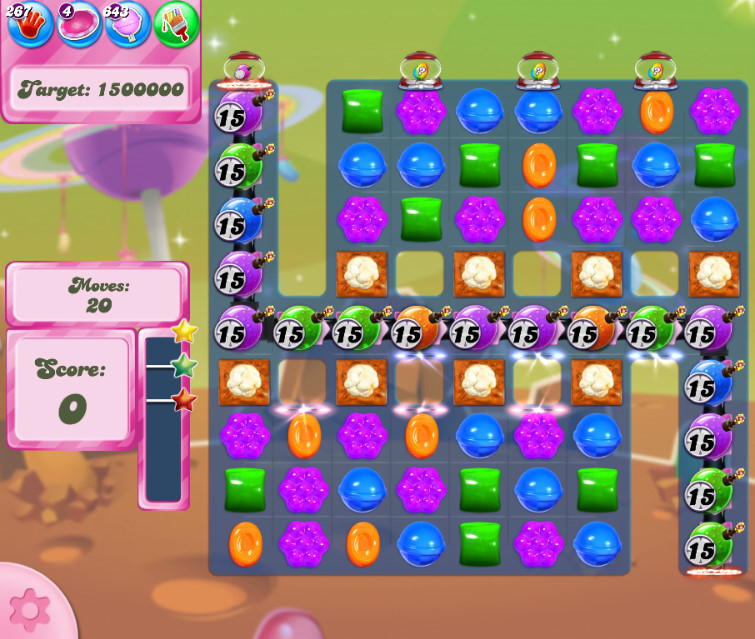 Candy Crush Saga level 2638 Candy Crush Saga level 2638