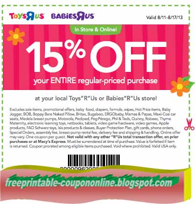 Toddlers r us printable coupon blogspot : Autopartsway canada picture regarding Toy R Us Coupon Printable identified as Infants r us printable coupon blogspot : Autopartsway canada