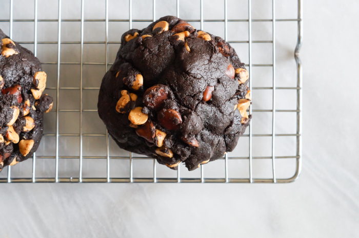 copycat Levain Bakery Chocolate Peanut Butter Chip Cookies