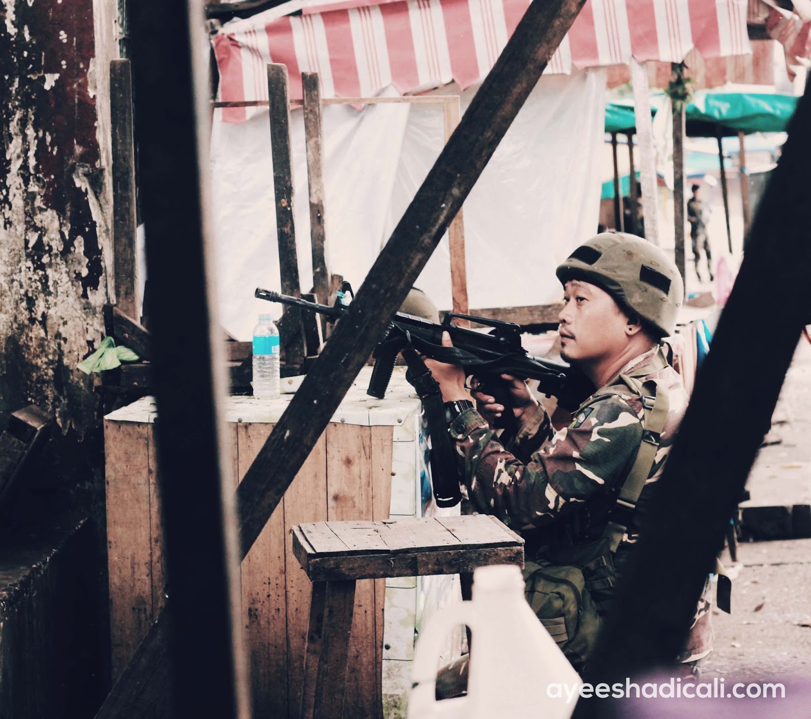 Soldier in Marawi City