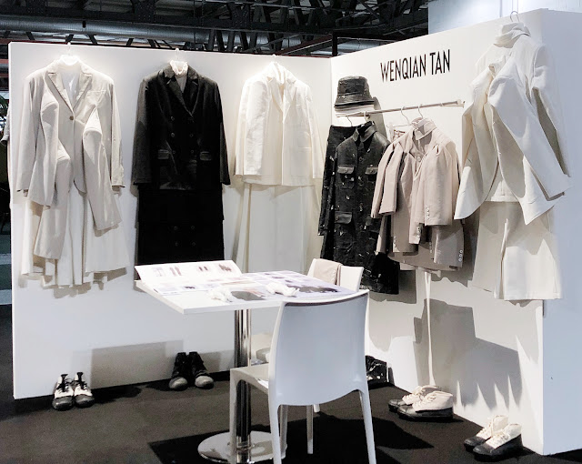 Wenqian Tan, from Istituto Marangoni Milano, at "Eyes On Me" by MILANO UNICA
