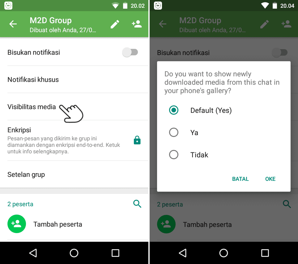 Cara Menyembunyikan Foto WhatsApp dari Galeri Android