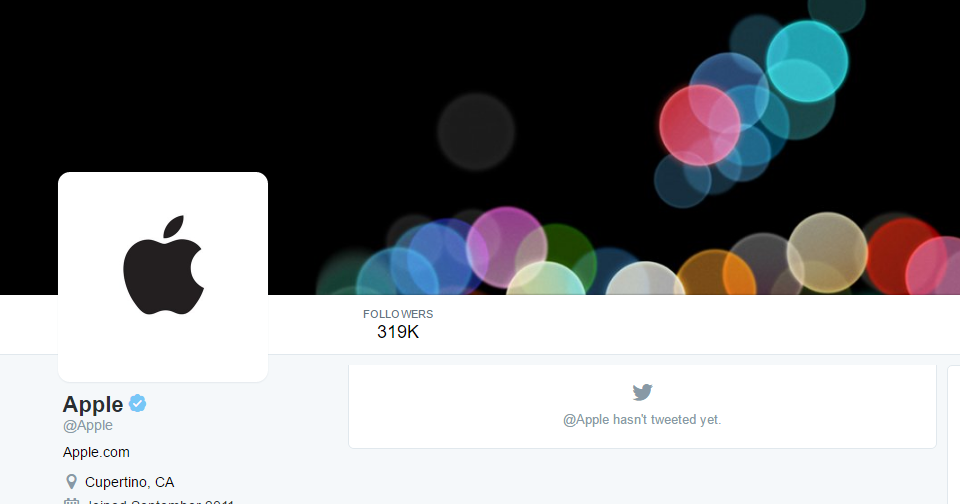 Apple Activates Its Twitter Account - Tech News 24h