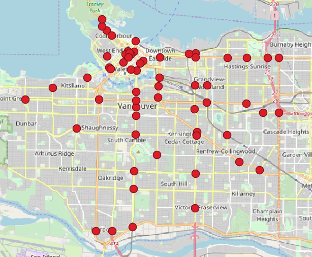 QGIS Action Vancouver City Traffic Camera Location