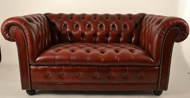 Chesterfield Loveseat Leather