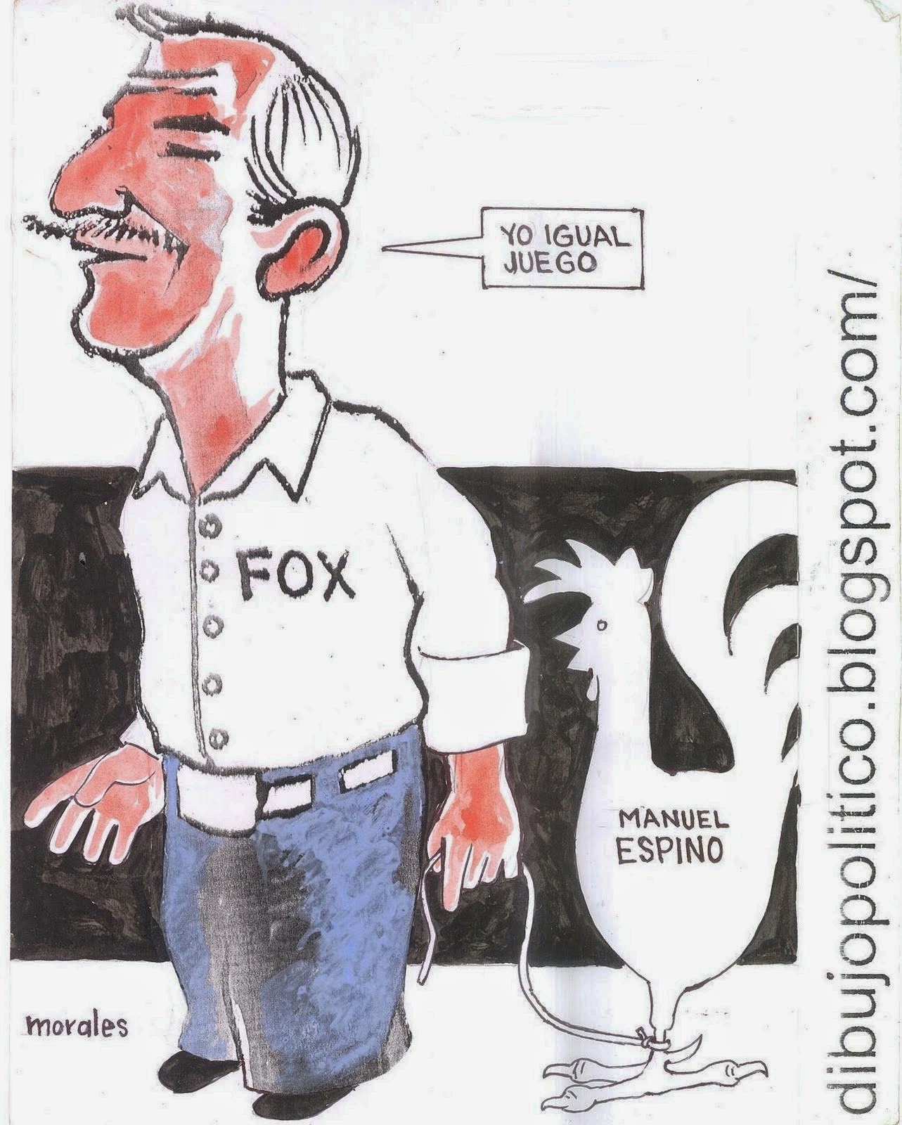 CARTON POLITICO DE MEXICO cel 9932851752: CARICATURA DE VICENTE FOX ...