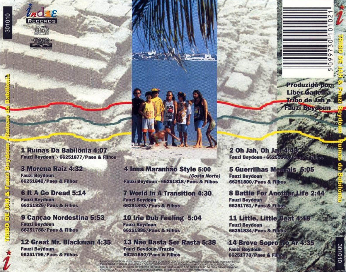 Historia Do Reggae Brasileiro Tribo De Jah Ruinas Da Babilonia 1996 tribo de jah