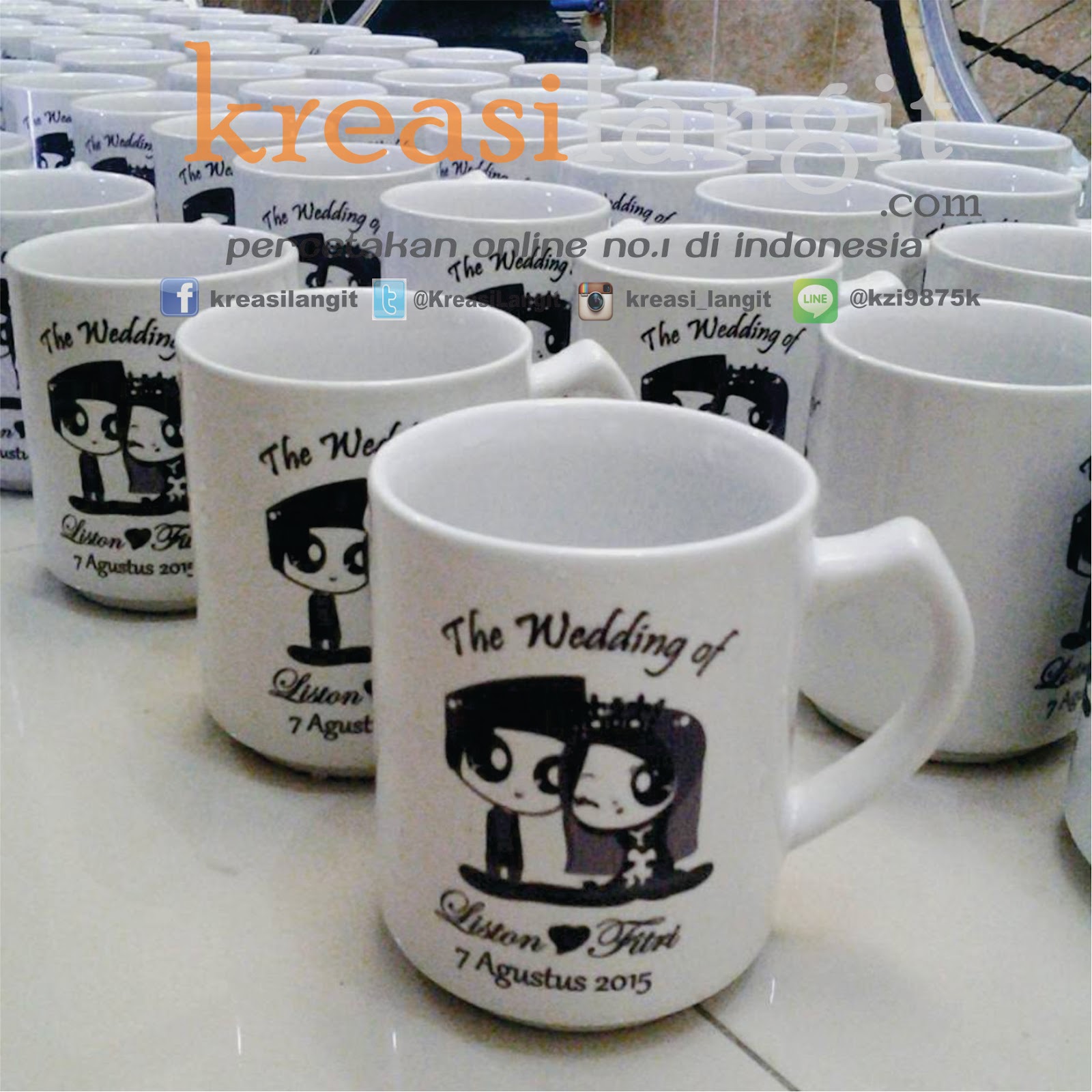 MUG MURAH SURABAYA PAK ANGGA LINE kzi9875k Cetak Mug Cocok Untuk
