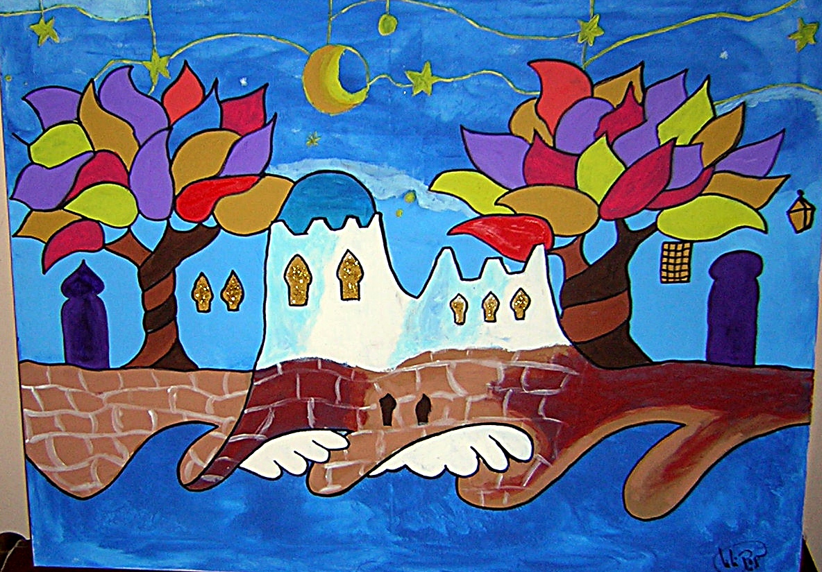 mis cuadros: LA CASA AZÚL