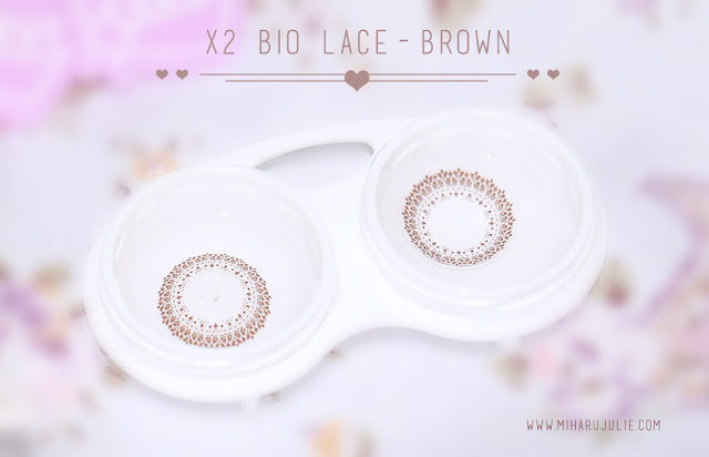 X2 Bio Lace brown Softlens Review