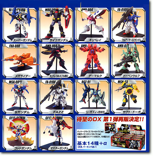 Gundam Meisters Gundam Collection DX Series 2 1/400 Scale