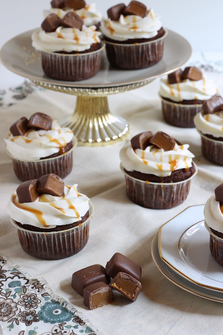 Caramel Toffee Quark Cupcakes 2