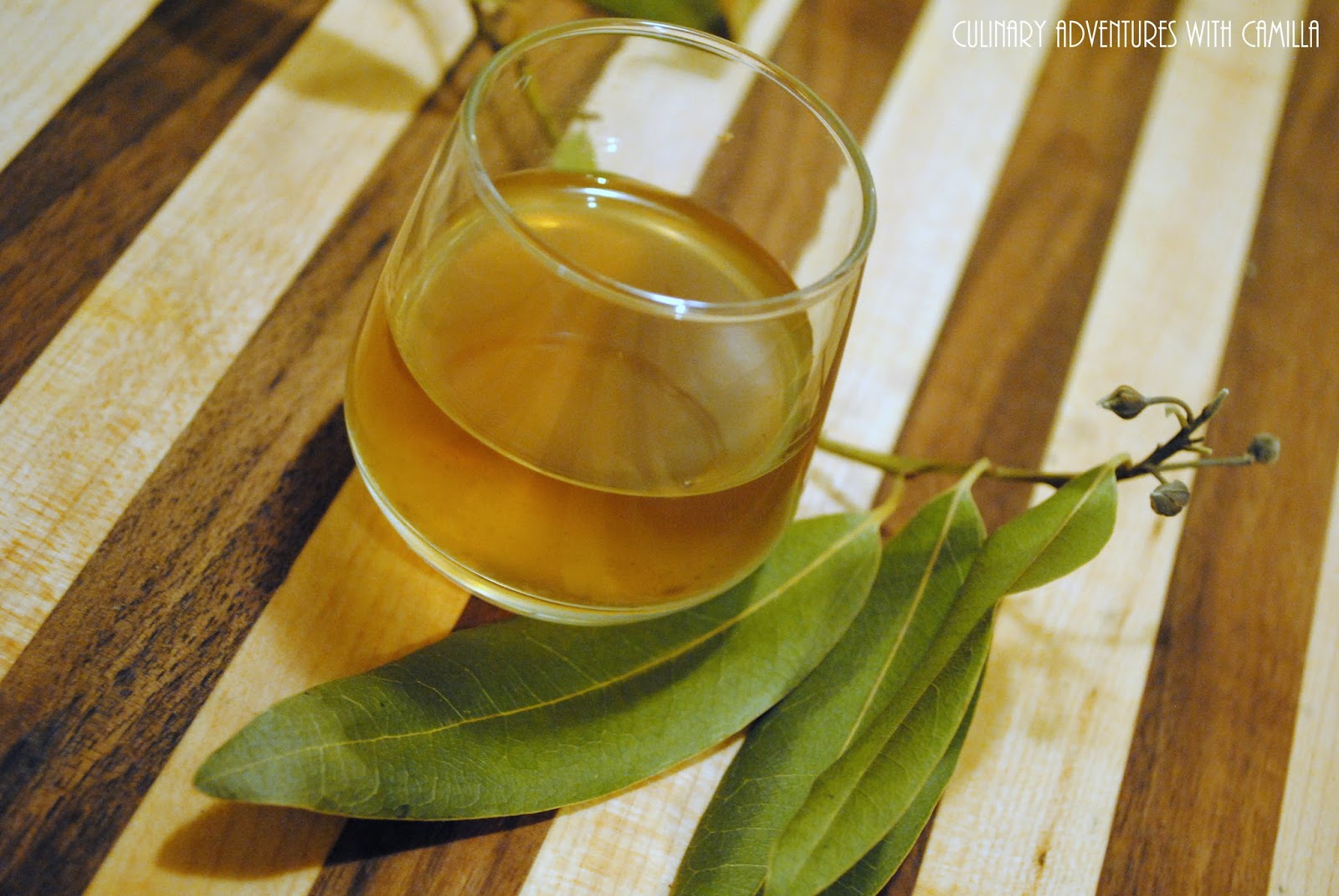 Liquore all'Alloro (Bay Leaf Liqueur) for SundaySupper