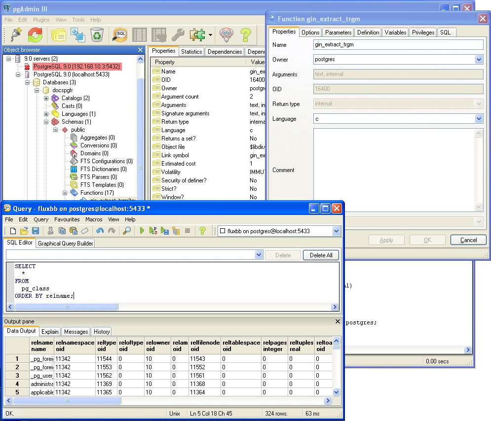 openoffice base postgresql