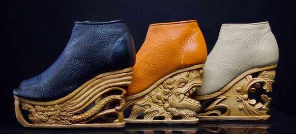 Carved Dragon Shoes 