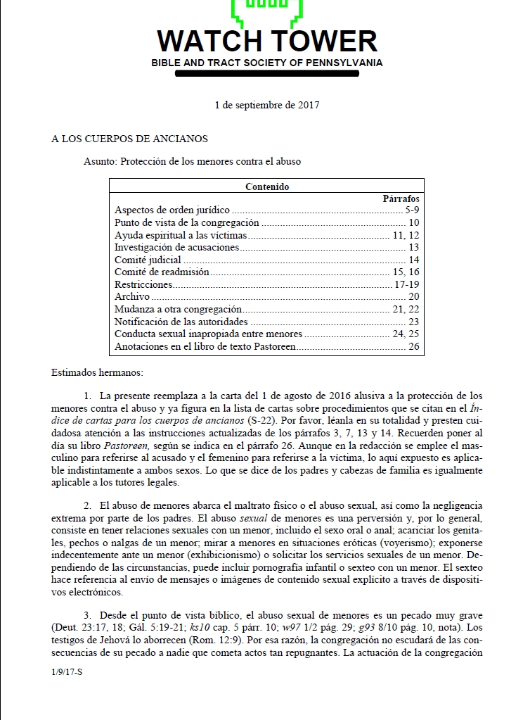 Reiniciar... el espejismo de Carta a los Ancianos 1 Septiembre 2017