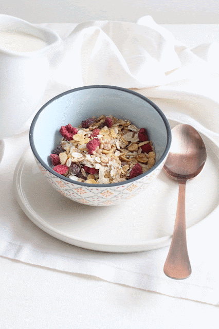 Cook A Life! by Maeva • Muesli protéiné, super aliments, fruits rouges et fruits secs (sans gluten)