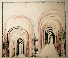 "Bologna Wander"I, 2011, by Tunde Toth, mixed media monoprint