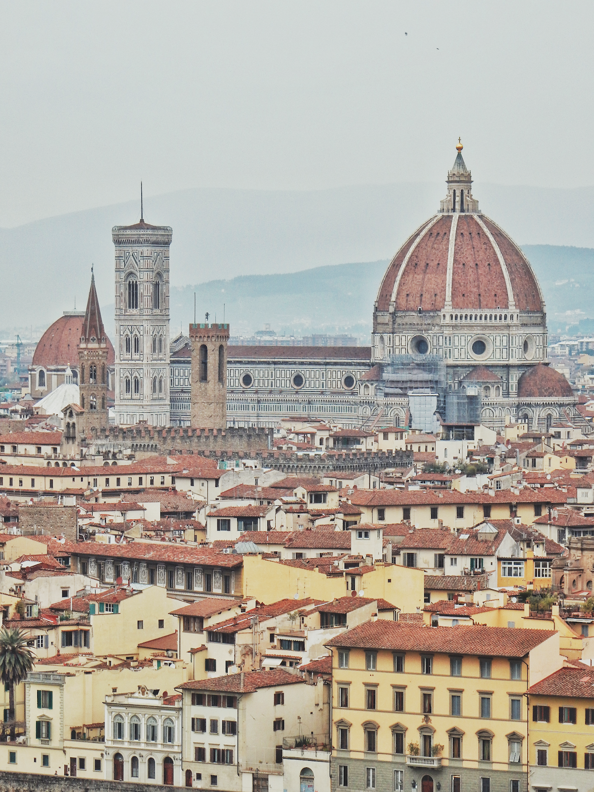 city view of the duomo capital city of tuscany