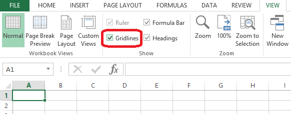 Cara Menghilangkan Garisgaris Grid di Excel Tutorial Word, Excel
