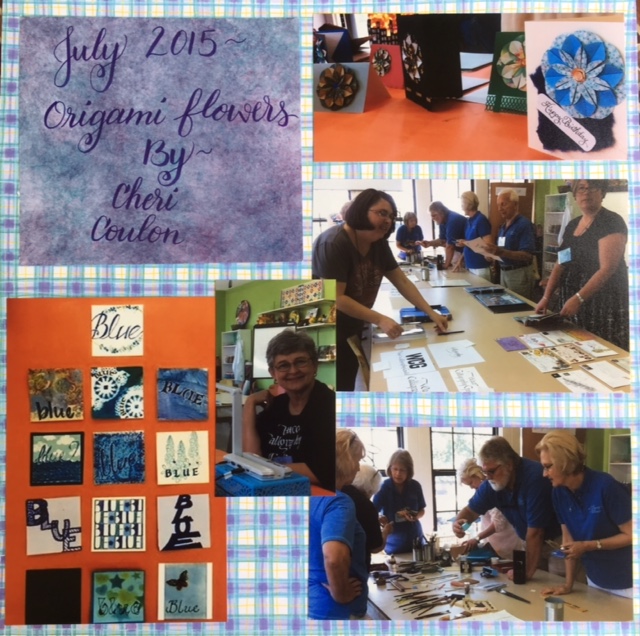 Waco Calligraphy Guild 2015 Scrapbook