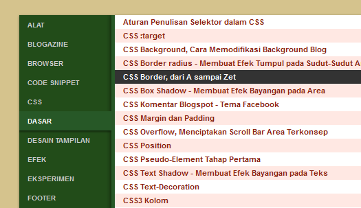 Tạo SiteMap dạng bảng kiểu 2 cho Blogger