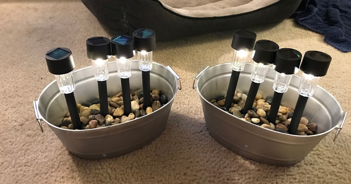 Solar Light Buckets