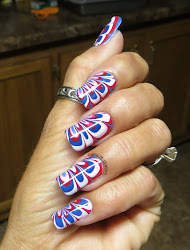 july fourth nail 4th nails fireworks manicure custom marble firework patriotic manicures solutions designs inspired treatments holiday water hative explosive
