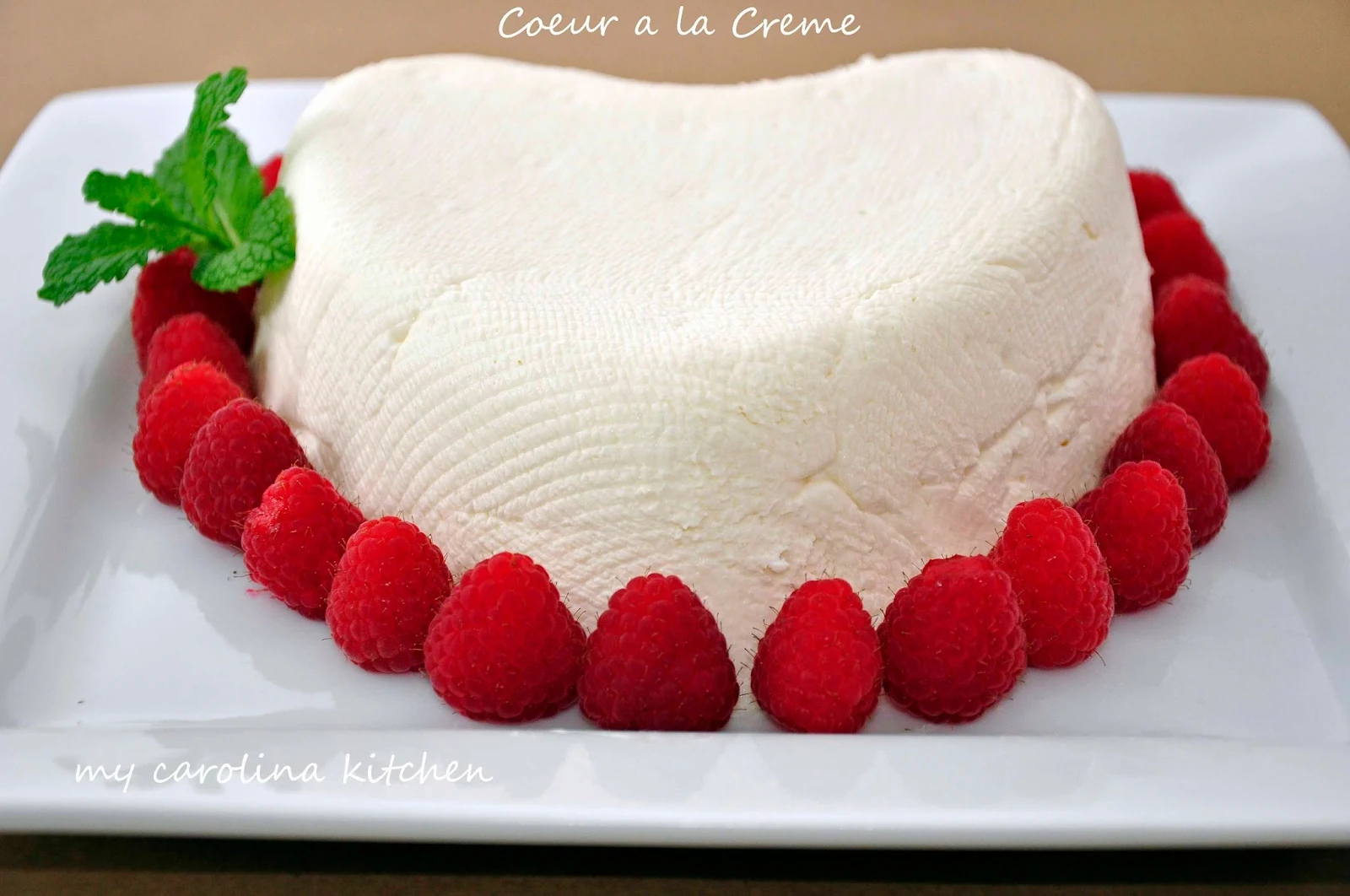 My Carolina Kitchen: Heart Shaped French Coeur a la Crème with