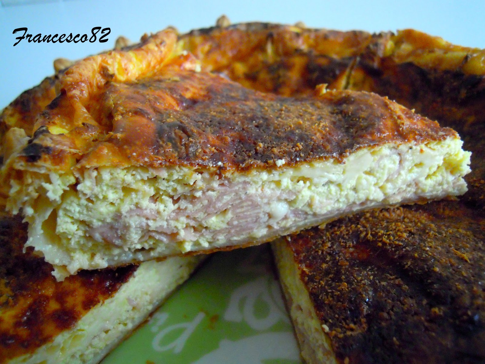 La cucina degli Angeli Torta salata con scamorza e mortadella