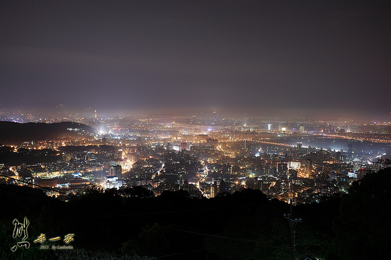 陽明山夜景|文化大學後山夜景