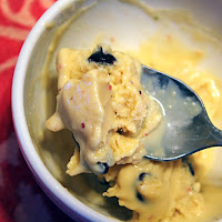 Mango/banana/ginger/chocolate chip ice cream