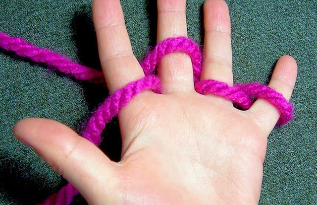 tricoter avec les doigts