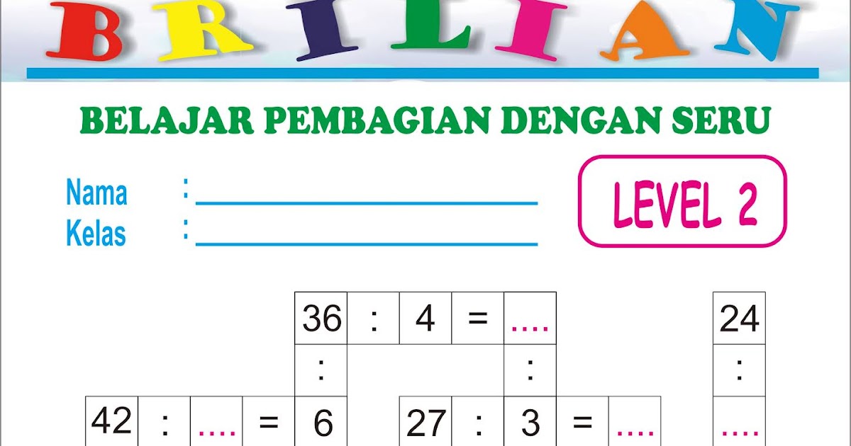 Soal Matematika Pembagian Kelas 2 Sd Kunci Ujian