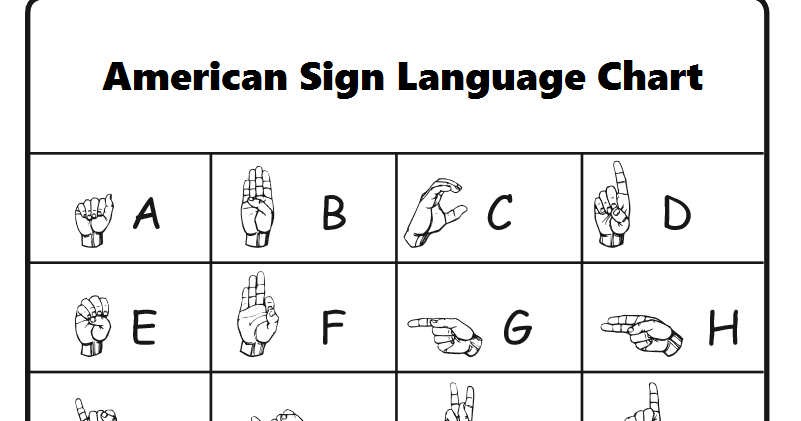 Kindergarten Worksheets: Worksheets - Sign Language Kindergarten Worksheets: Worksheets - Sign Language
