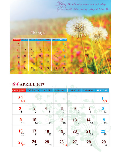 mẫu lịch để bàn 2017 mẫu lịch để bàn 2017