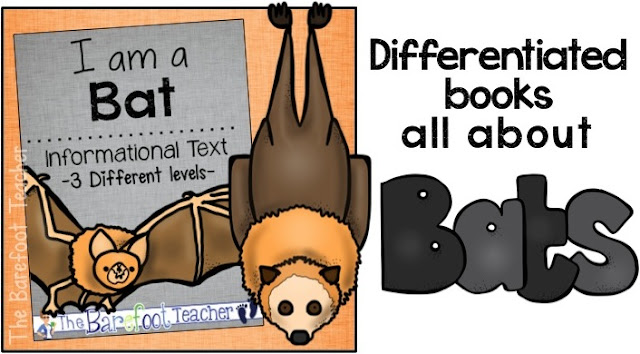 Get ready for Halloween and nocturnal animals with bat themed activities for preschool, kindergarten, and first grade kids! A free printable is included! You'll find book suggestions, math and literacy resources. Crafts, and videos, and more! #halloween #halloweencrafts #halloweenactivities #nocturnalanimals #bats #kindergarten #firstgrade #preschool #holiday #literacy