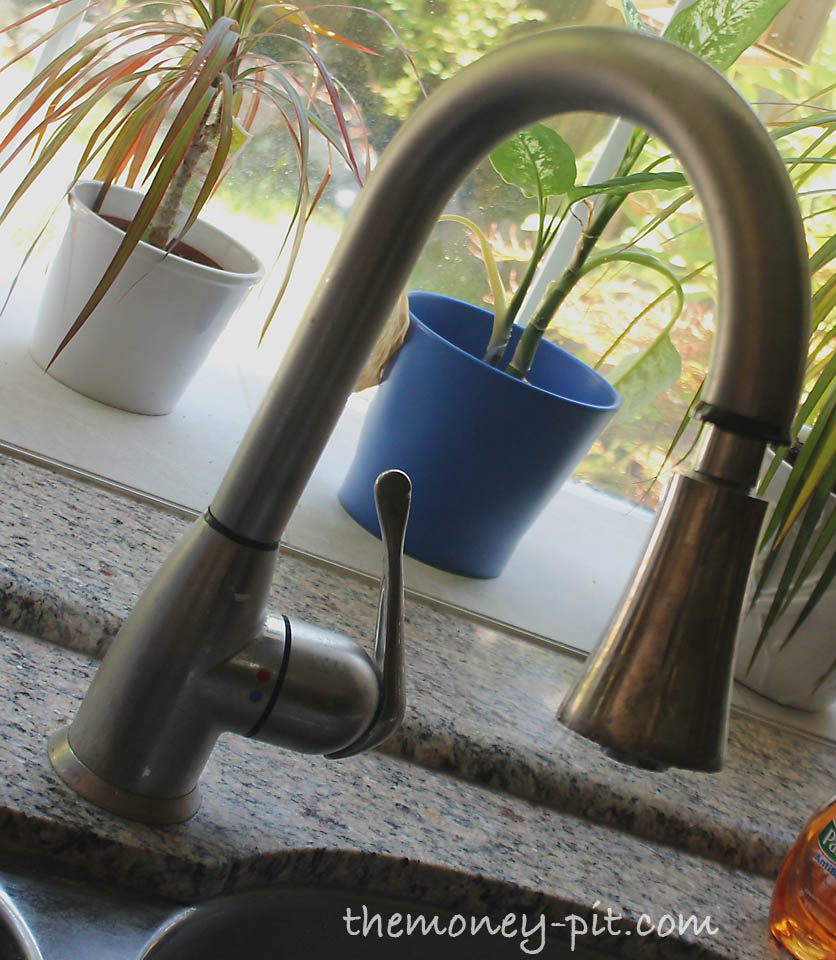 Not only was the finish coming off, the spray vs. stream button didn't