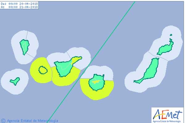 Avisos por viento y oleaje Canarias, jueves 19 y viernes 20 abril Avisos por viento y oleaje Canarias, jueves 19 y viernes 20 abril