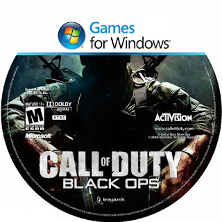 Call Of Dutty Black Ops Disk Label