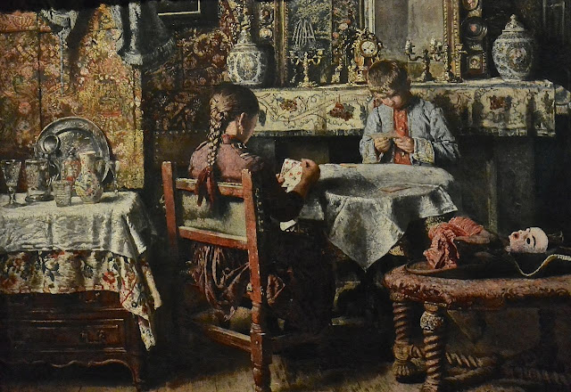 ruxelles musées royaux des beaux-arts Henri de Braekeleer :la partie de cartes(1874-76) ruxelles musées royaux des beaux-arts Fin de siècle Henri de Braekeleer :la partie de cartes (1874-76)