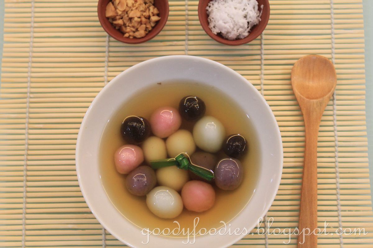 GoodyFoodies Recipe Homemade Tong Yuen (Glutinous Rice Balls)
