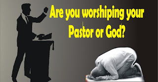 worshiping pastor signs than shows rather god