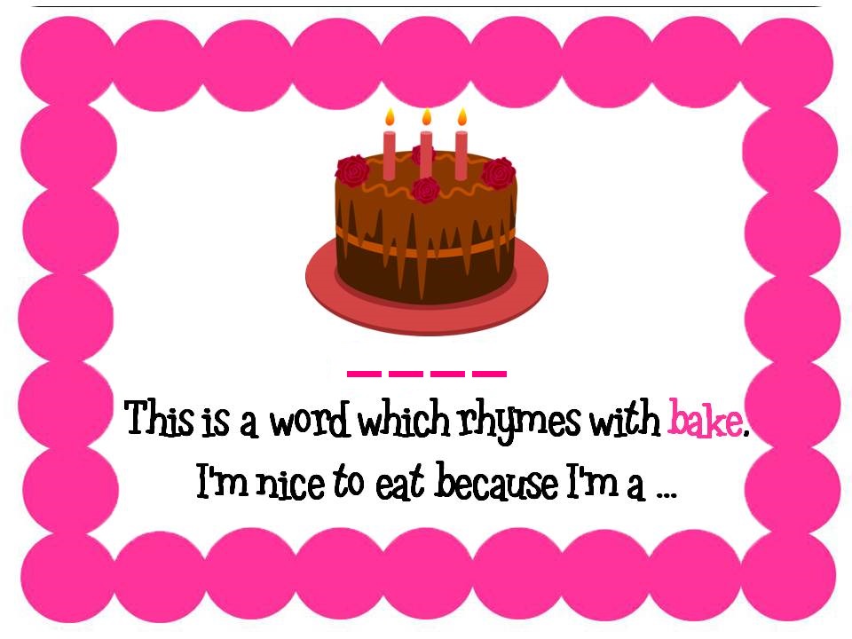 Enjoy Teaching English: Rhyming words - Riddles