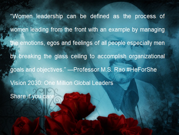 Professor M S Rao S Vision 2030 One Million Global