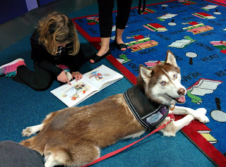 Therapy Dogs help kids be better readers!