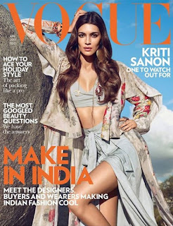 Kriti Sanon on the Cover Page of Vogue India magazine April 2017